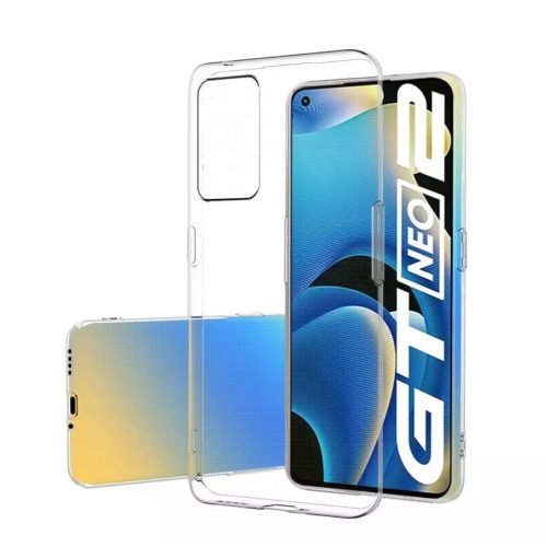 Realme GT Neo 2 szilikon tok, hátlaptok, telefon tok, vékony, átlátszó, 1mm