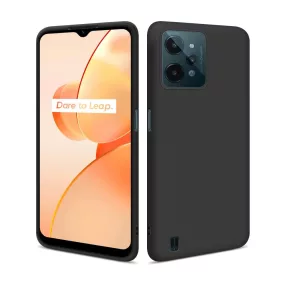   Realme C31 szilikon tok, hátlaptok, telefon tok, matt, fekete