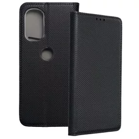   Motorola Moto G31 4G / G41 4G könyvtok, fliptok, telefon tok, szilikon keretes, bankkártyatartós, mágneszáras, fekete