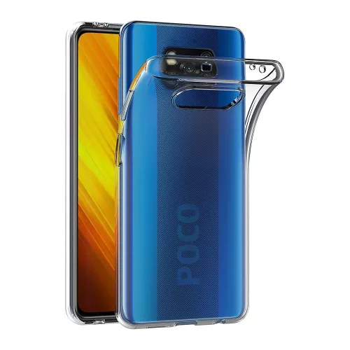 Xiaomi Poco X3 / X3 NFC / X3 Pro szilikon tok, hátlaptok, telefon tok, átlátszó, 2mm