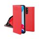 Xiaomi Redmi Note 11 / Note 11s telefon tok, könyvtok, flip tok, mágneszáras, bankkártyatartós, piros