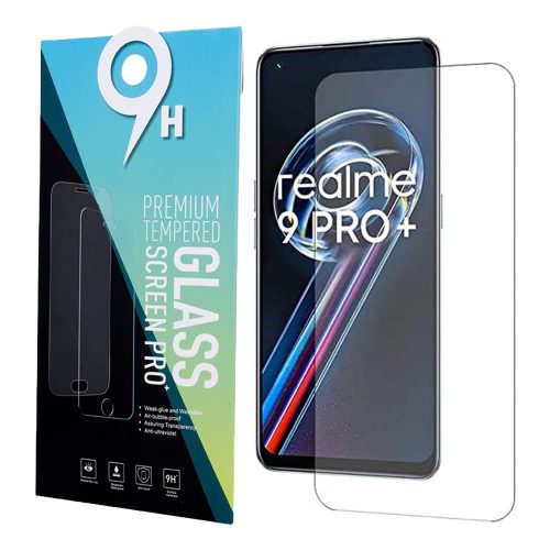 Realme 9 4G / 9 Pro Plus (9 Pro+) üvegfólia, tempered glass, előlapi, edzett, 9H, 0.3mm