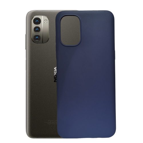 Nokia G11 4G / G21 4G szilikon tok, hátlaptok, telefon tok, matt, kék