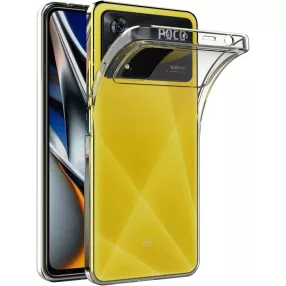   Xiaomi Poco X4 Pro 5G szilikon tok, hátlaptok, telefon tok, vékony, átlátszó, 1mm