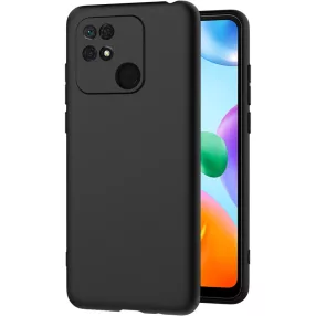   Xiaomi Redmi 10C szilikon tok, hátlaptok, telefon tok, matt, fekete