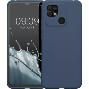   Xiaomi Redmi 10C szilikon tok, hátlaptok, telefon tok, matt, sötétkék