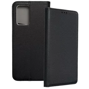   Xiaomi Redmi 10 5G / Poco M4 5G könyvtok, fliptok, telefon tok, mágneszáras, bankkártyatartós, fekete