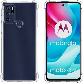   Motorola Moto G60s szilikon tok, hátlaptok, telefon tok, erősített sarkokkal, átlátszó, Anti Shock, 1.5mm