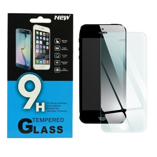 iPhone 5C / 5 / 5S / SE üvegfólia, tempered glass, előlapi, edzett