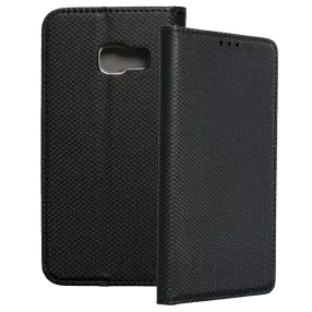   Samsung Galaxy A5 2016 könyvtok, fliptok, telefon tok, bankkártyatartós, mágneszáras, fekete, Smart Case book