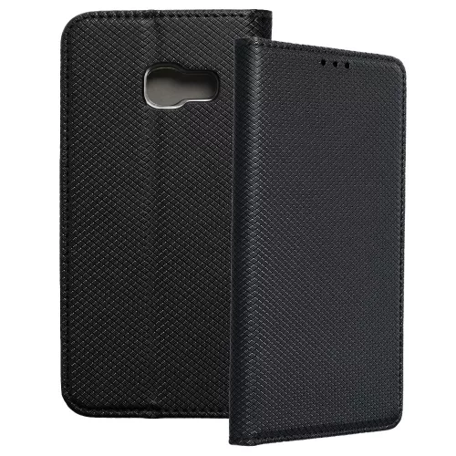 Samsung Galaxy A5 2016 könyvtok, fliptok, telefon tok, bankkártyatartós, mágneszáras, fekete, Smart Case book