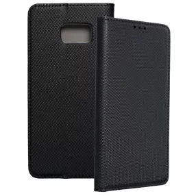   Samsung Galaxy S7 Edge könyvtok, fliptok, telefon tok, bankkártyatartós, mágneszáras, fekete, Smart Case book