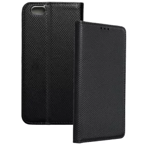   iPhone 7 / 8 / SE 2020 / SE 2022 könyvtok, fliptok, telefon tok, bankkártyatartós, mágneszáras, fekete, Smart Case book