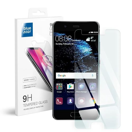 Huawei P10 üvegfólia, tempered glass, előlapi, edzett, Bluestar