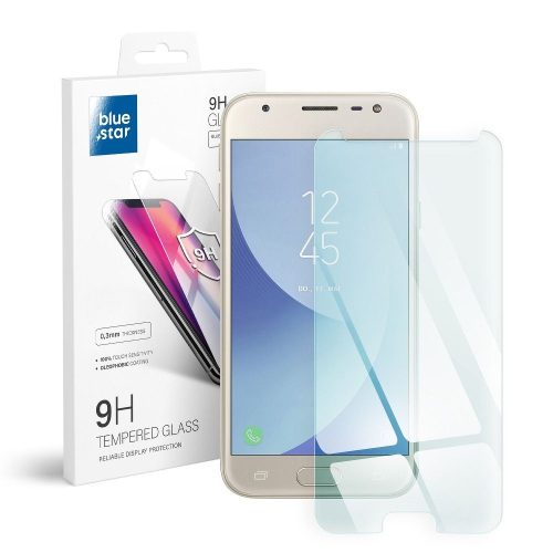 Samsung Galaxy J3 2017 üvegfólia, tempered glass, előlapi, edzett, Bluestar