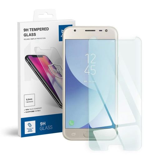 Samsung Galaxy J3 2017 üvegfólia, tempered glass, előlapi, edzett, Bluestar