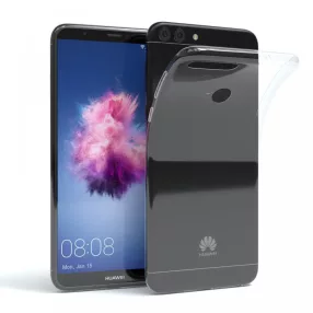   Huawei P Smart szilikon tok, hátlaptok, telefon tok, vékony, átlátszó, 0.5mm