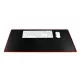 Prémium csúszásgátlós gamer egérpad – 900x400mm, fekete-piros