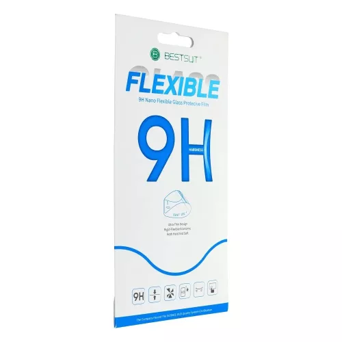Huawei P20 üvegfólia, tempered glass, nano, flexibilis, hibrid, edzett, full glue, Bestsuit