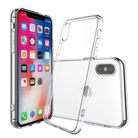   iPhone X / XS szilikon tok, hátlaptok, telefon tok, vékony, átlátszó, 0.5mm