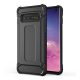 Samsung Galaxy S10 hátlap tok, telefon tok, ütésálló, fekete, Armor