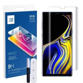   Samsung Galaxy Note 9 üvegfólia, tempered glass, előlapi, UV, edzett, hajlított, Bluestar