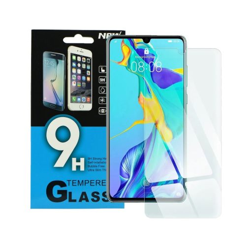 Huawei P30 üvegfólia, tempered glass, előlapi, edzett