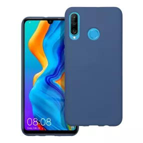   Huawei P30 Lite szilikon tok, hátlaptok, telefon tok, matt, sötétkék, Soft
