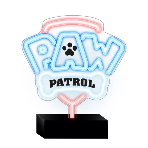 Neon LED lámpa, asztali, állólámpa, Mancs őrjárat, Paw Patrol Paw OW-120146
