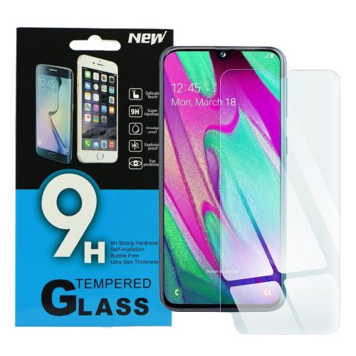 Samsung Galaxy A40 üvegfólia, tempered glass, előlapi, edzett
