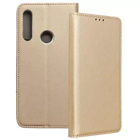   Huawei P Smart Z / Y9 Prime 2019 / Honor 9X könyvtok, fliptok, telefon tok, bankkártyatartós, mágneszáras, arany, Smart Case book
