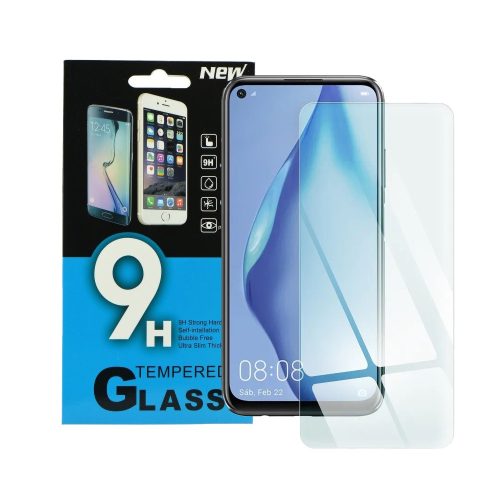 Huawei P40 Lite üvegfólia, tempered glass, előlapi, edzett