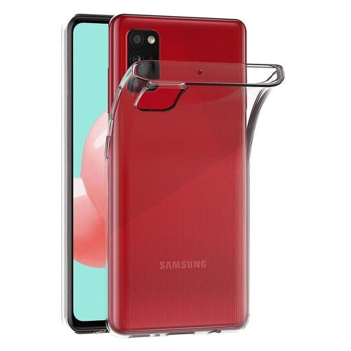 Samsung Galaxy A41 szilikon tok, hátlaptok, telefon tok, vékony, átlátszó, 0.5mm