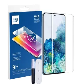   Samsung Galaxy S20 / S20 5G üvegfólia, tempered glass, előlapi, UV, edzett, hajlított, Bluestar