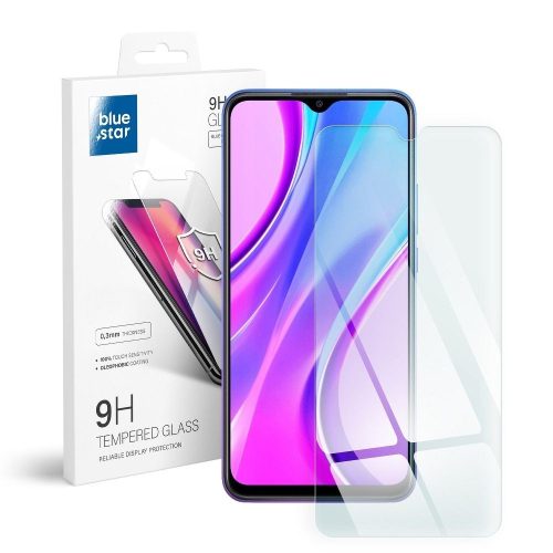 Xiaomi Redmi 9 üvegfólia, tempered glass, előlapi, edzett, Bluestar