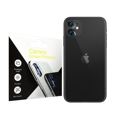 iPhone 11 üvegfólia, tempered glass, edzett, lencsevédő, kamera védő