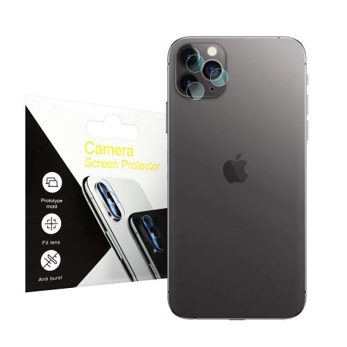 iPhone 11 Pro Max üvegfólia, tempered glass, edzett, lencsevédő, kamera védő,