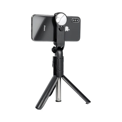 Selfie bot, tripod, bluetooth-os, vezeték nélküli, fekete, Stand XT-13S