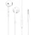 Oppo MH156 3.5mm jack vezetékes fülhallgató – headset mikrofonnal, fehér