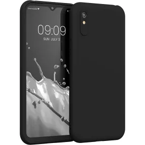   Xiaomi Redmi 9A / 9AT / 9i szilikon tok, hátlaptok, telefon tok, matt, fekete, Soft
