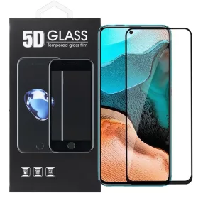   Samsung Galaxy A72 4G / 5G üvegfólia, tempered glass, előlapi, 5D, edzett, hajlított, fekete kerettel,