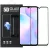 Xiaomi Redmi 9A / 9AT / 9i / 9C üvegfólia, tempered glass, előlapi, 5D, edzett, hajlított, fekete kerettel