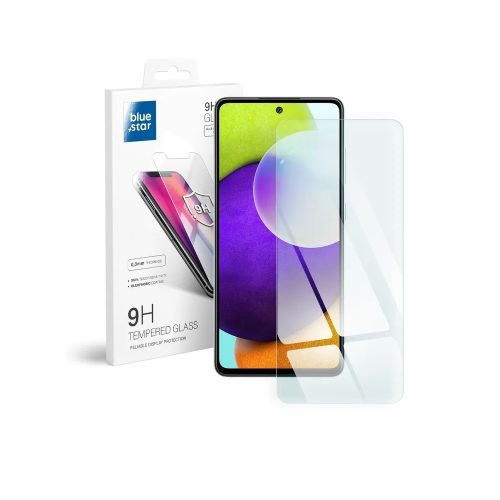 Samsung Galaxy A52 4G/5G / A52s 5G üvegfólia, tempered glass, előlapi, edzett, Bluestar