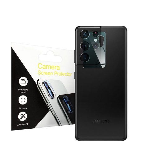 Samsung Galaxy S21 Ultra 5G üvegfólia, tempered glass, edzett, lencsevédő, kamera védő