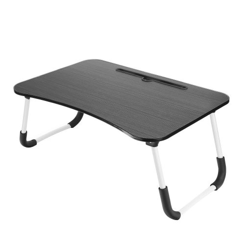 FD-2 összecsukható fekete laptop asztal / tartó