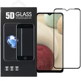   Samsung Galaxy A32 4G üvegfólia, tempered glass, előlapi, 5D, hajlított, edzett, fekete kerettel