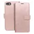 iPhone 7 / 8 / SE 2020 / SE 2022 könyvtok, fliptok, telefon tok, mágneszáras, bankkártyatartós, mandala mintás, rose gold, Forcell Mezzo