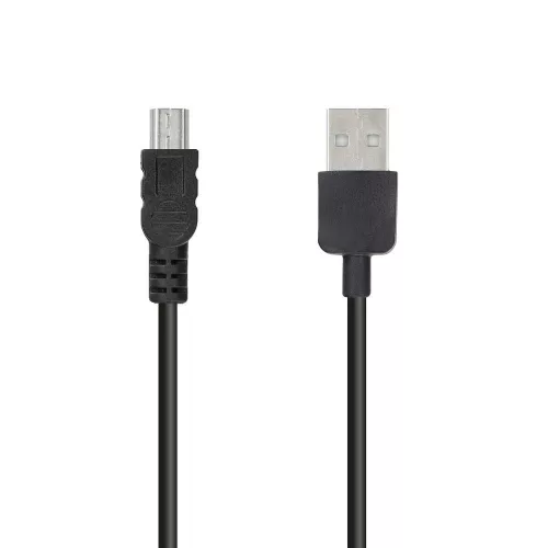 Mini USB töltőkábel USB-A - Mini USB, 1m, fekete