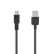 Mini USB töltőkábel USB-A - Mini USB, 1m, fekete