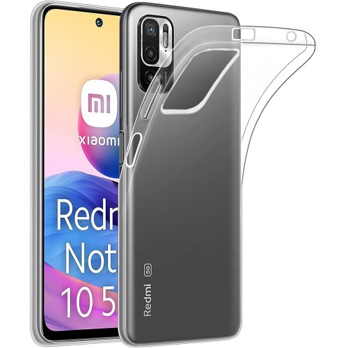 Xiaomi Redmi Note 10 5G / Poco M3 Pro 4G / 5G szilikon tok, hátlaptok, telefon tok, vékony, átlátszó, 0.5mm